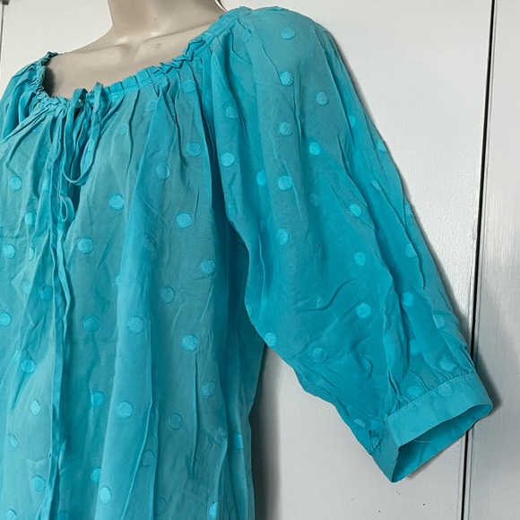 ⭐️  Bogo ⭐️ 🎈Michael Kors Sz PS puff short sleeves summer top - Picture 4 of 11